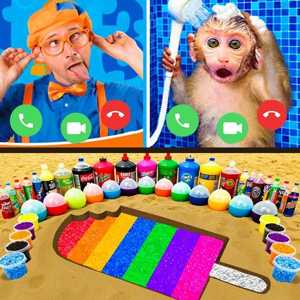 Amazing Rainbow Popsicle Creation