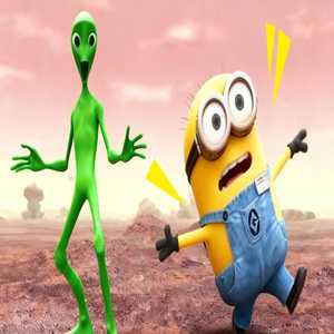 Alien and Minion: A Funny Encounter