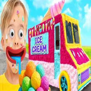 Fun with the Colorful Ice - Cream Truck