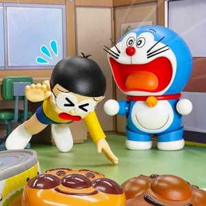 Nobita's Surprise at the Sight of Snacks