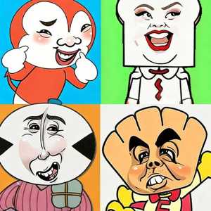 Funny Cartoon Faces for Kids