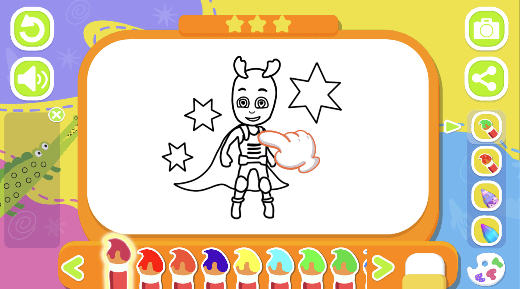 Mask Hero Coloring Book