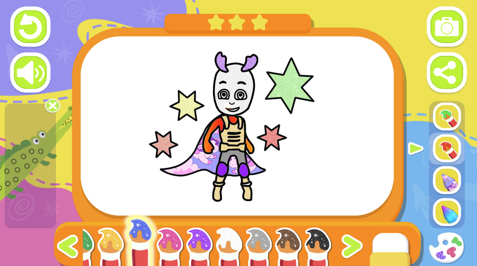 Mask Hero Coloring Book