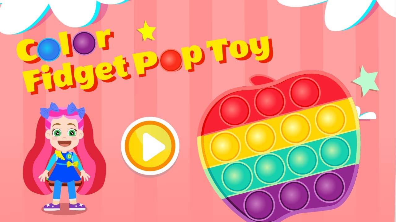Đồ chơi cầu vồng Apple Pop it Fidget