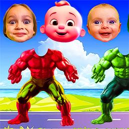 Kết hợp cơ thể siêu anh hùng